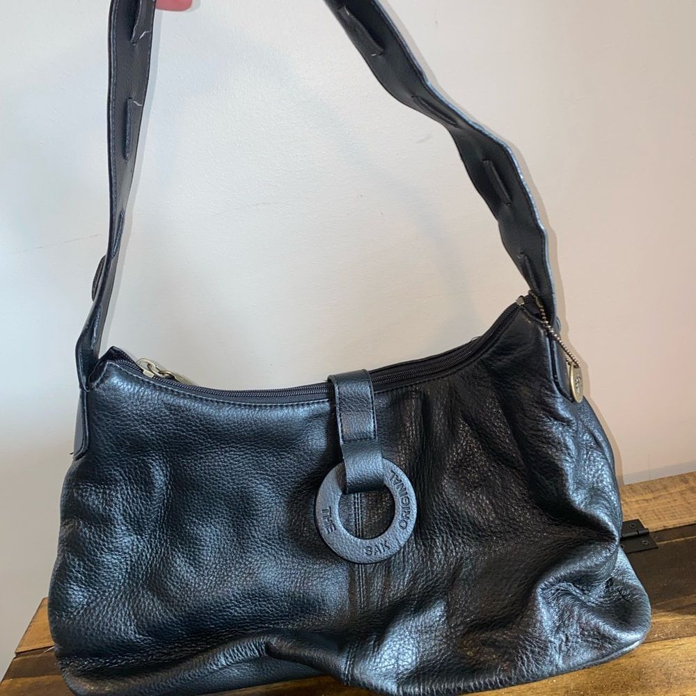 The Sak Original Black Leather Purse NEW